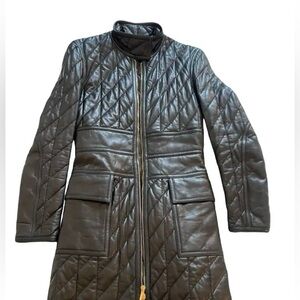 Authentic Gucci Leather Coat